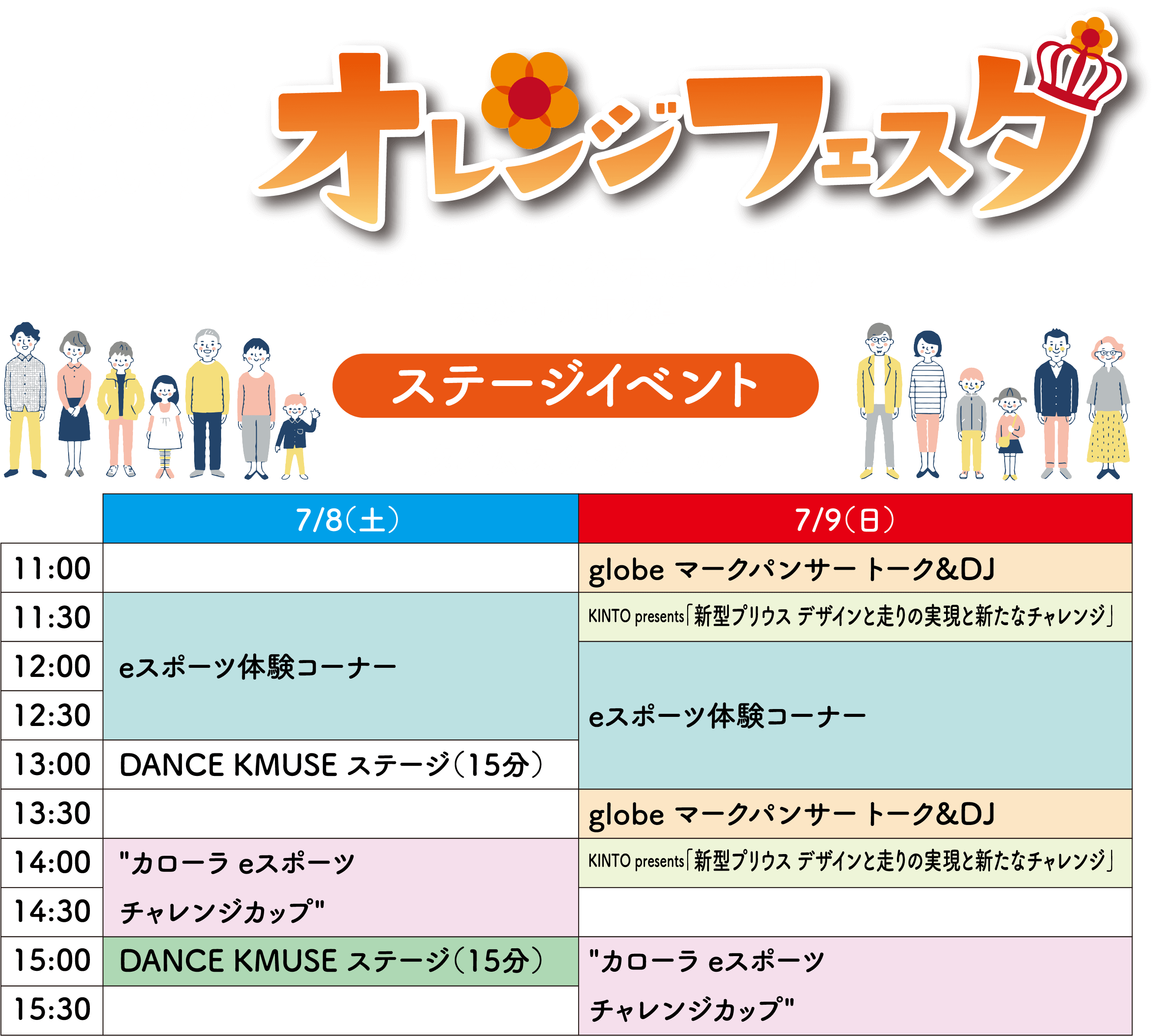 オレンジフェスタステージイベント