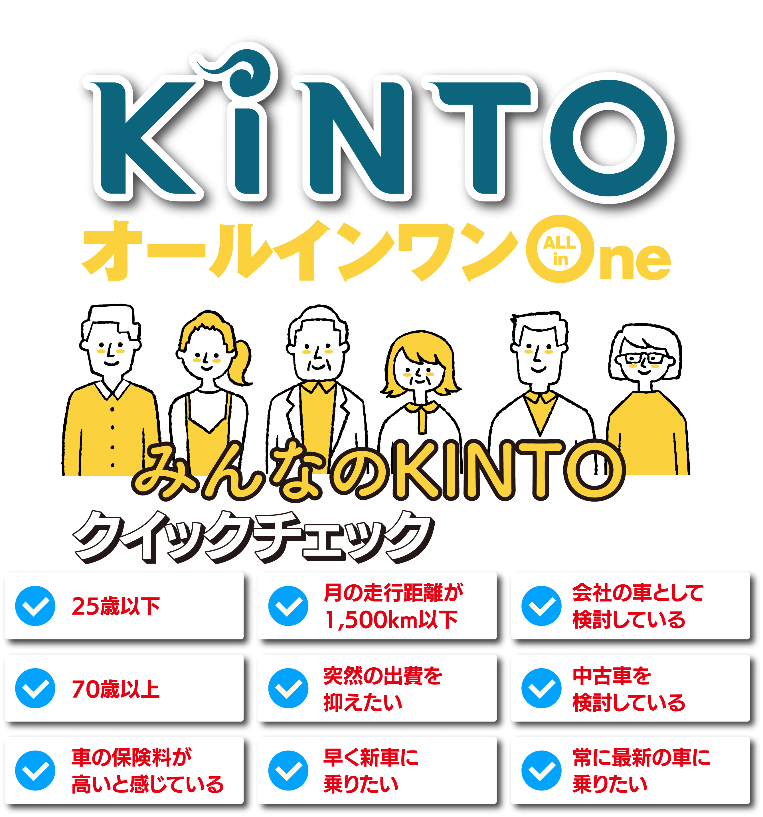 KINTOオールインワン　みんなのKINTOクイックチェック